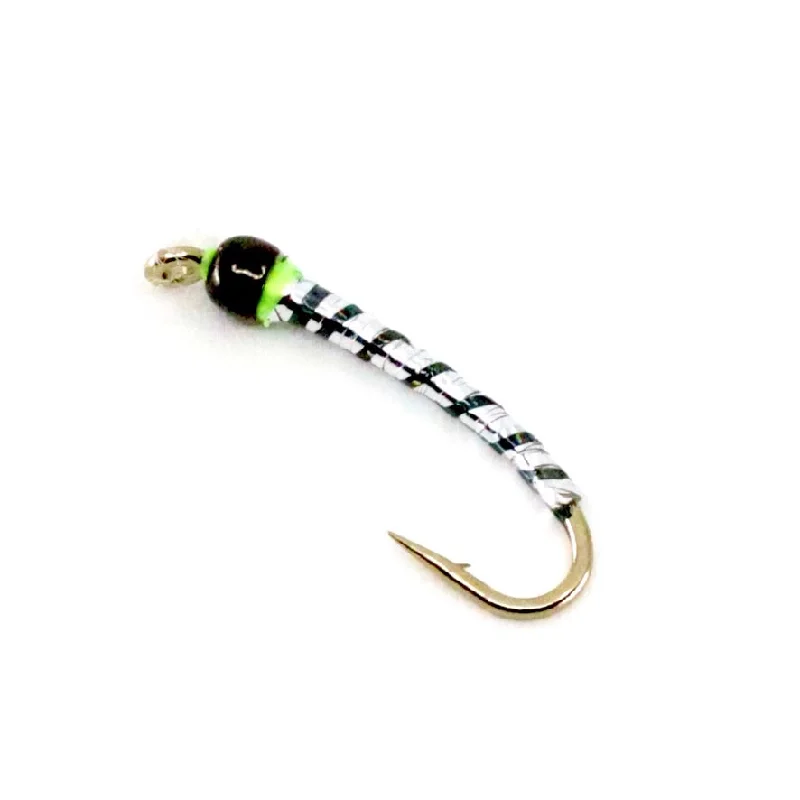 catfish fishing rods-Anti Static Holo Black Rib Chartreuse Thorax