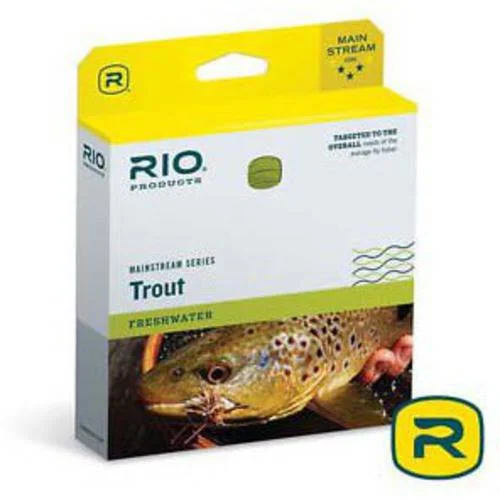 fishing kayaks for saltwater fishing-RIO Mainstream WF6F/S3 Type 3 Sink Tip Fly Line