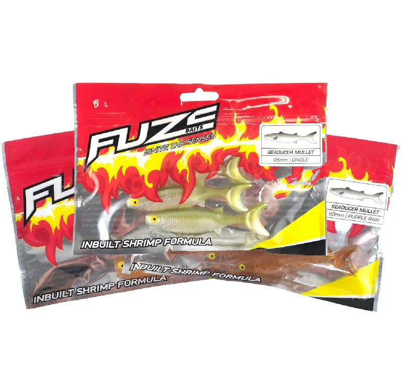 fishing rod holders for cars-Fuze Jewfish Soft Plastics Pack