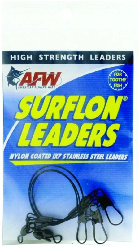 fishing kayaks for sale-Afw E045Bl18/3 Surflon Leaders Nylon Coated 1X7 Stainless Sleeve