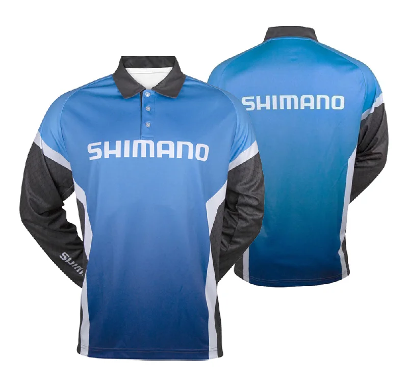 fishing gloves for ice fishing-Shimano Corporate Sublimated 2.0 Fishing Shirt