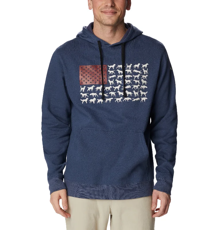 fishing boats under 10000-Men's PHG Game Flag II Hoodie