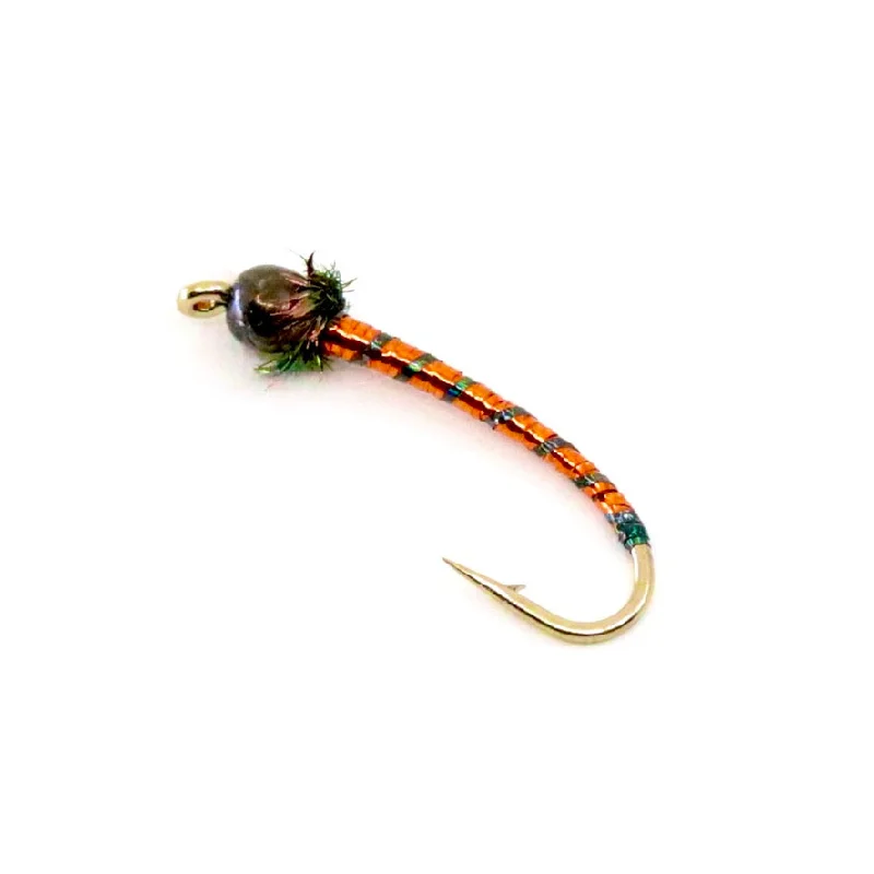 carp fishing tackle sets-Chironomid Copper/Black Rib