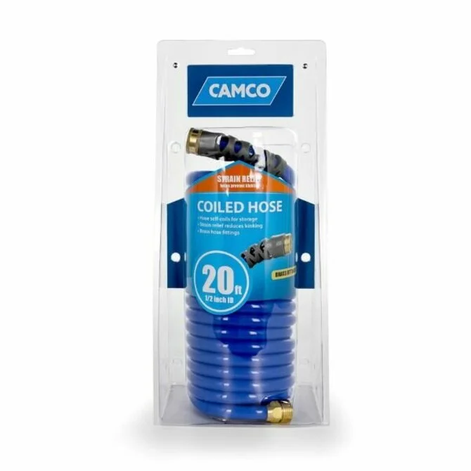 carp fishing tackle for beginners-Camco - Coil Hose 20'