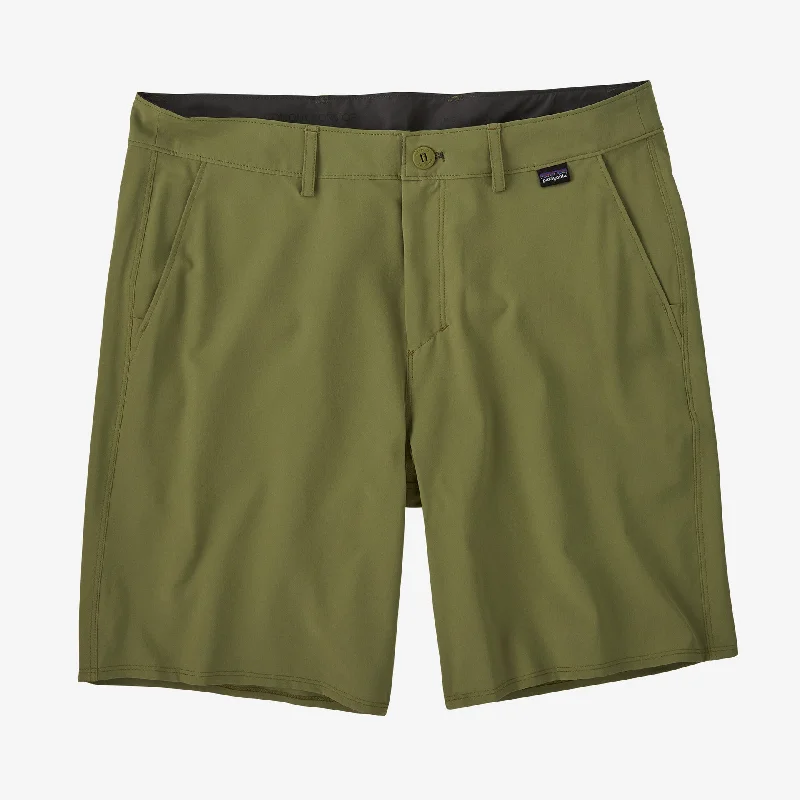 fishing tackle for fly fishing-Patagonia Men's Hydropeak Hybrid Walk Shorts 19in. - Buckhorn Green