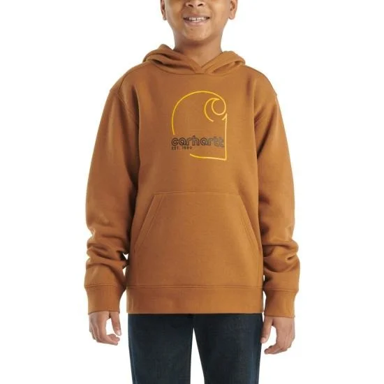 fishing reels for trout-Youth Long Sleeve Graphic Sweatshirt