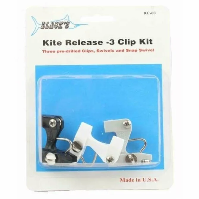 catfish fishing bait recipes-Black's Marine - Kite Release Clip Kit