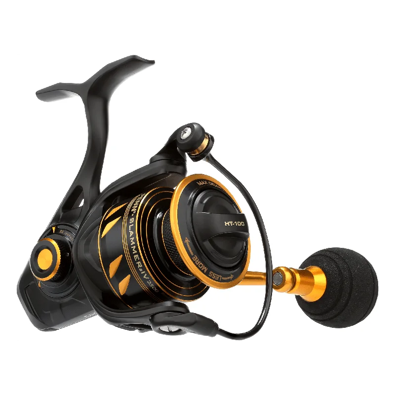 fishing poles for kids fishing-Penn Slammer IV Spinning Reel