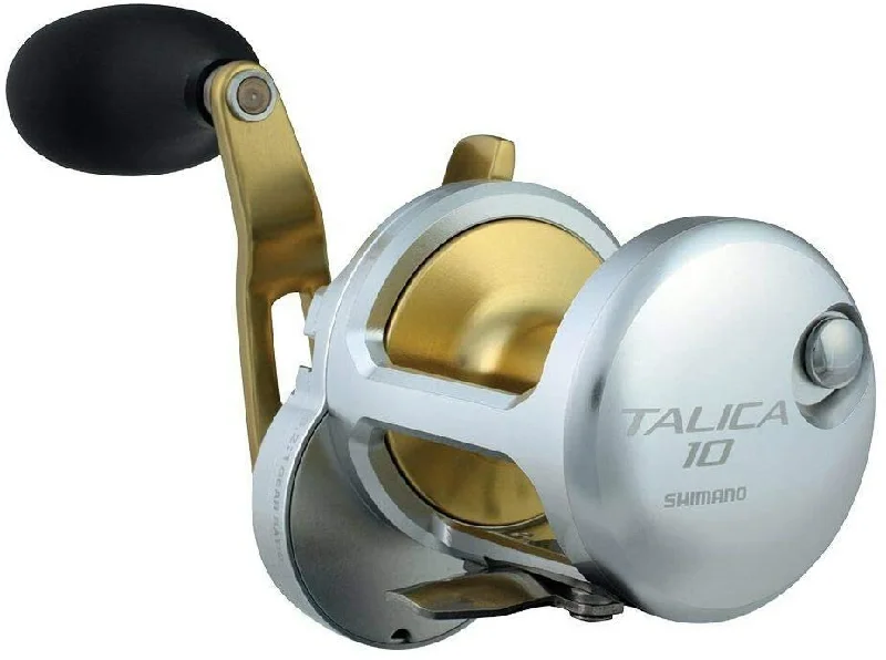 artificial lures for bank fishing-SHIMANO Talica TAC16 Single Speed Reel - Right-Handed