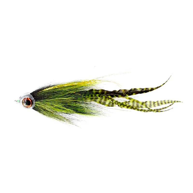 artificial lures for ice fishing-Brayden's Musky Killer Chartreuse/Black