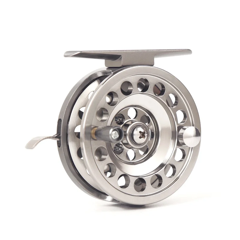 spinning reels for trout-Full Aluminum Ice Fishing Reel Left/Right Handed CNC machined Ice Reel