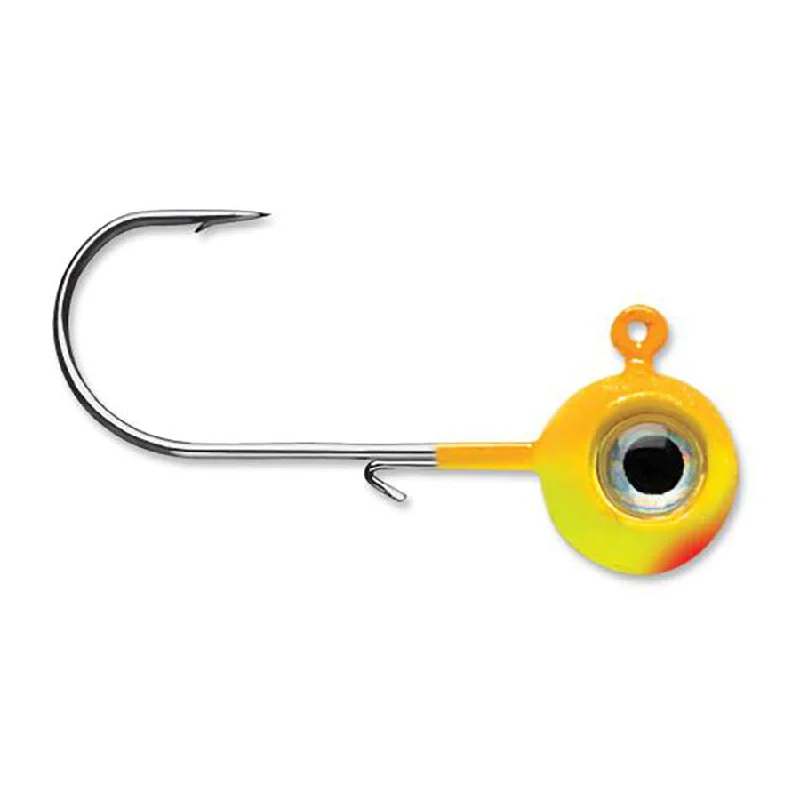 fly fishing techniques-Vmc Neon Moon Eye Jig Chartreuse Orange 1Oz