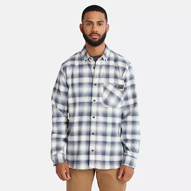 fishing poles for saltwater trolling-Timberland PRO Woodfort Lightweight Flannel Flex Shirt