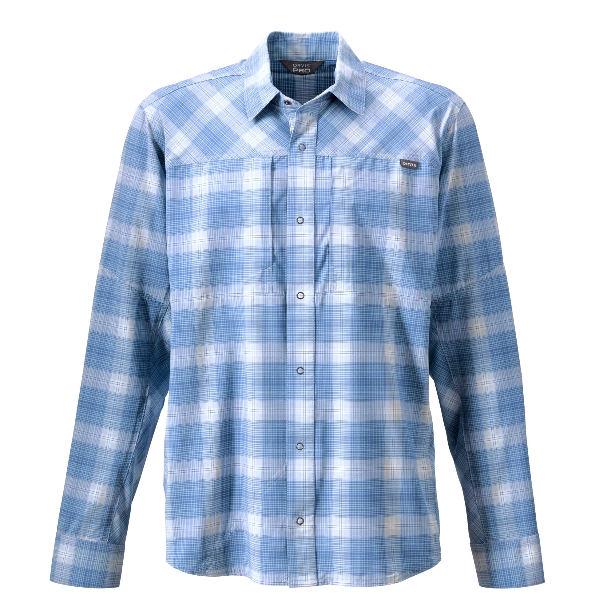 fishing tackle for ice fishing rods-Orvis Men's PRO Stretch Long-Sleeve Shirt - Blue Fog