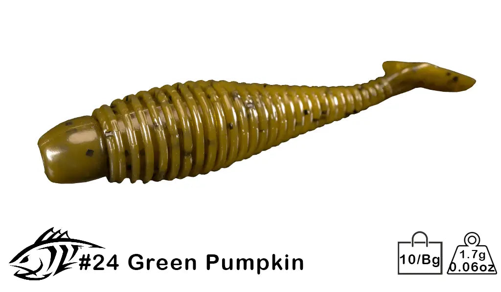 24 Green Pumpkin