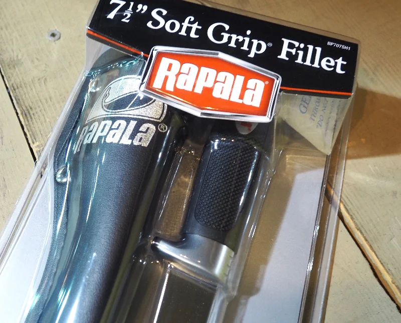 spinning reels for deep sea-Rapala 7 1/2" Soft Grip Fillet Knife