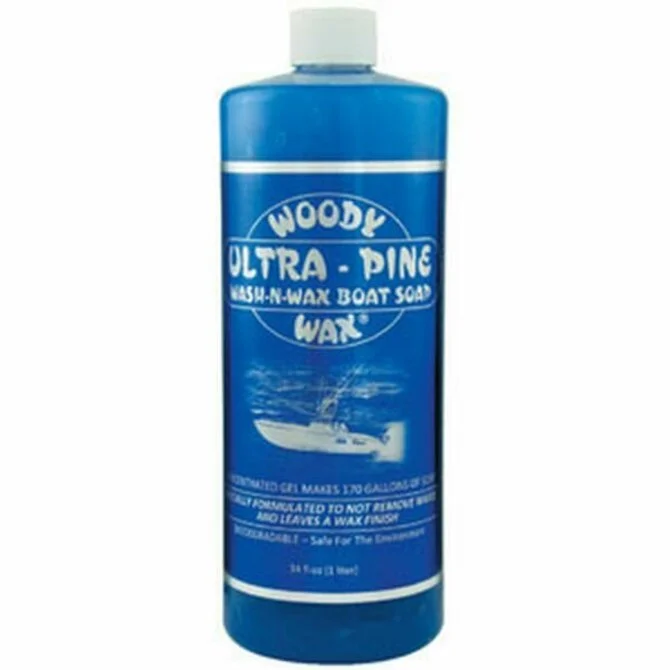 fishing nets for saltwater-Woody Wax - Boat Soap Ultra Pine - 34 oz