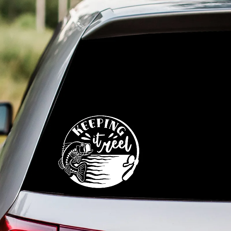 fishing bait scents-Keeping It Reel Fishing Decal Sticker