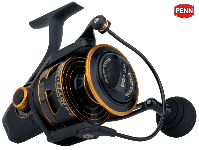 fishing tackle for ice fishing rods-New PENN CLASH Saltwater Spinning Reels - All Models Available