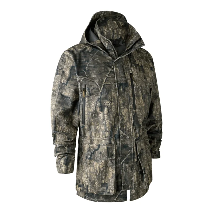 spinning reels for deep sea fishing-Deerhunter Pro Gamekeeper Jacket - Realtree Timber