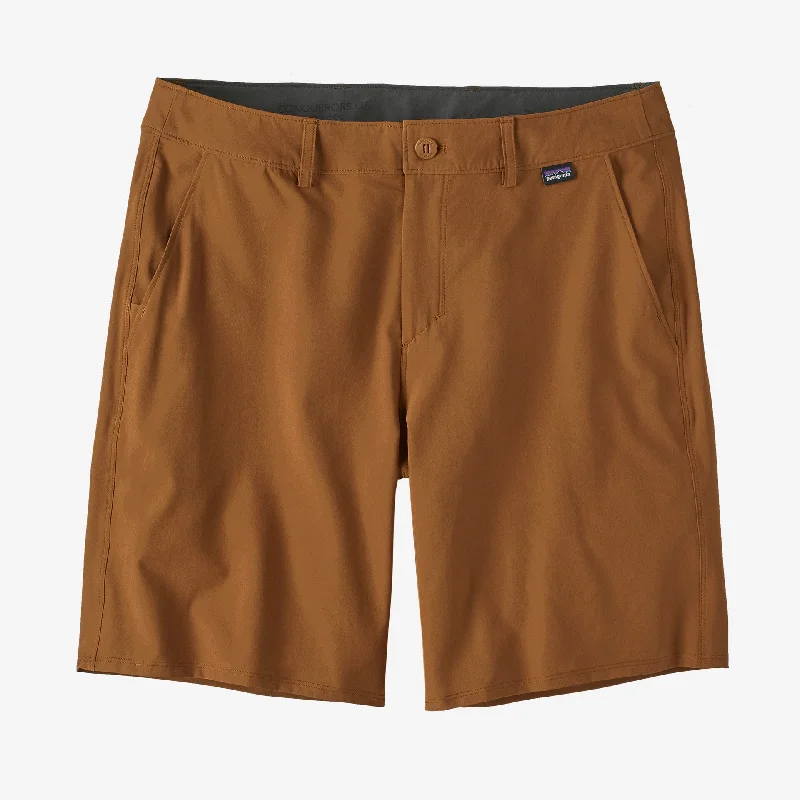 fishing nets for fly fishing-Patagonia Men's Hydropeak Hybrid Walk Shorts 19in. - Tree Ring Brown