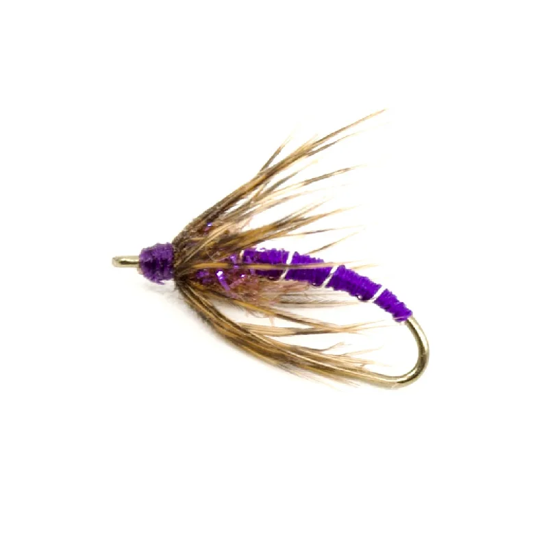 fishing line for fly fishing-New Trick Soft Hackle Purple