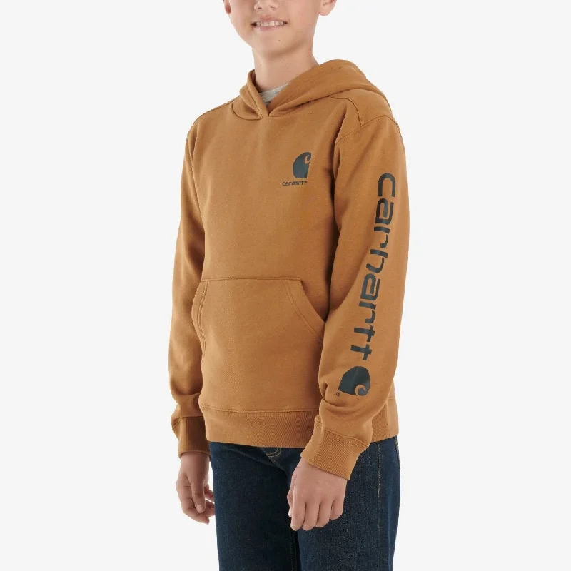 fishing knots for bass fishing-Carhartt Kids Boys Long Sleeve Graphic Sweatshirt