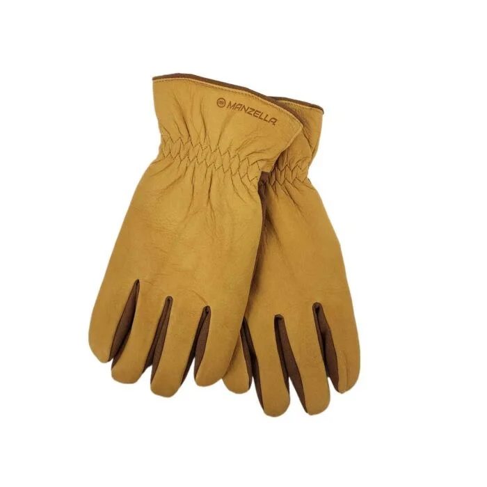 fishing hooks for carp-Men's Genuine Leather Workwear Glove