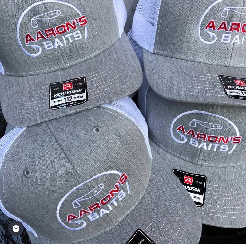 fishing boats for women fishing-Aaron's Baits Caps - Classic Trucker Snapback