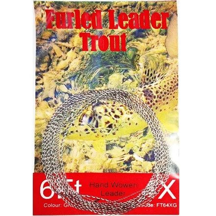 artificial lures for truck fishing-Hends Furled Leader - Trout 6ft