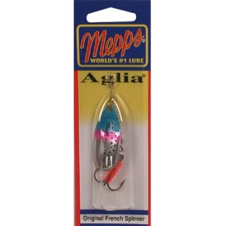 baitcasting reels under 50-Mepps Aglia Inline Spinner 1/3 Oz Rainbow Trout