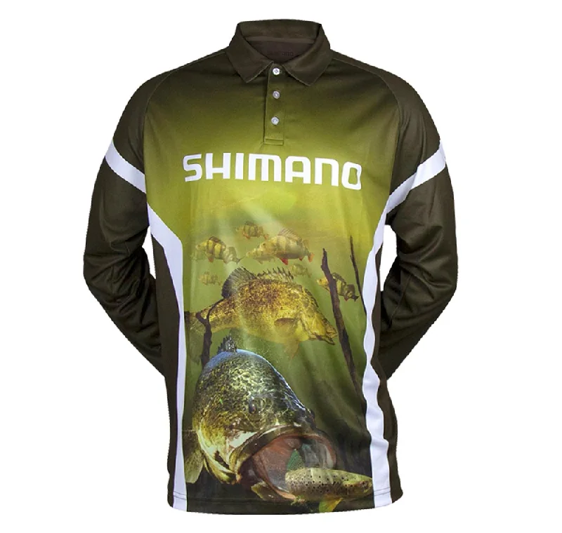 fishing reels for spinning-Shimano Native Southern Sublimated Fishing Shirt