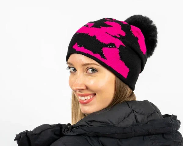 deep sea fishing trips-Faux Pom Beanie