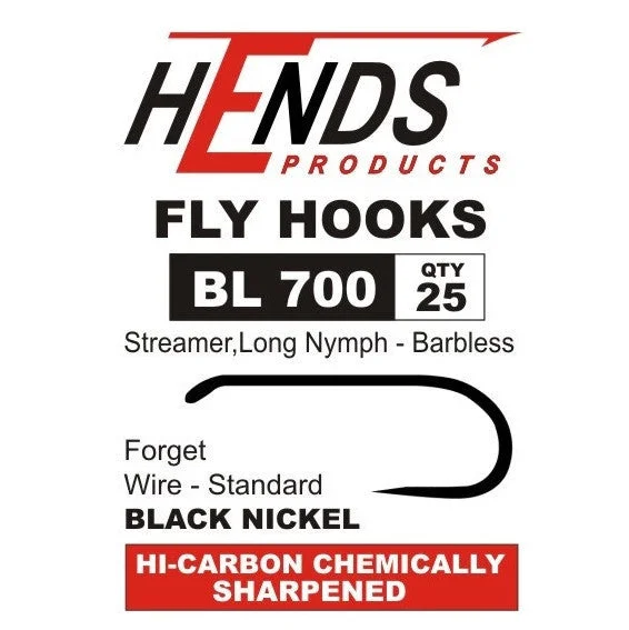 fishing bait for fly fishing-Hends BL700 Streamer Hooks