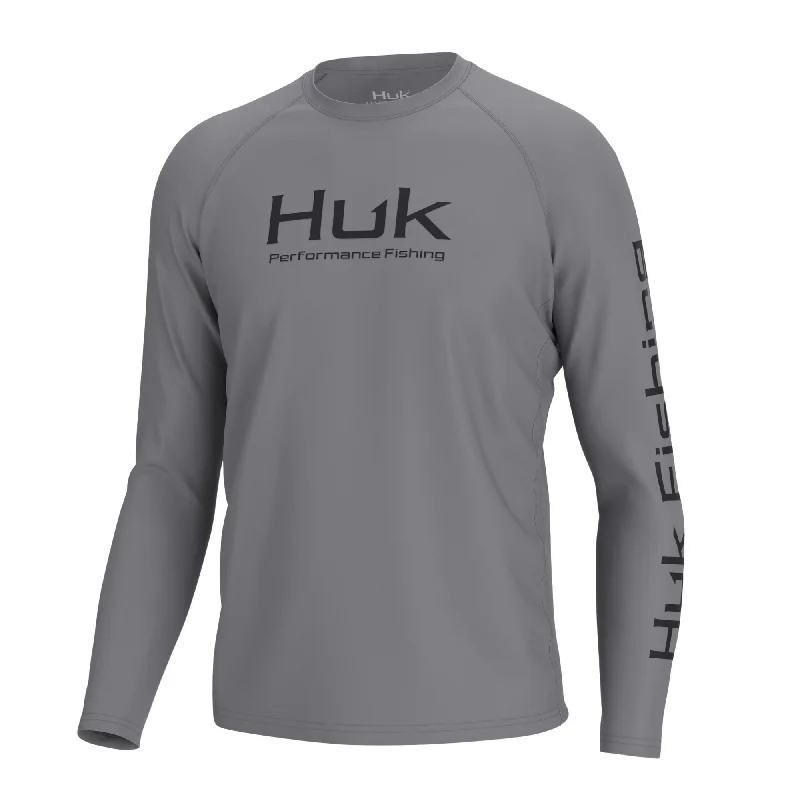 fishing line for saltwater rods-Huk Vented Pursuit LS Shirt