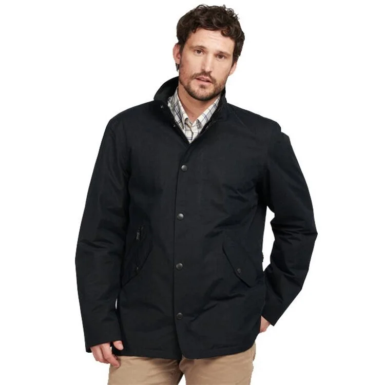 fishing tackle for car fishing-Barbour Chester Waterproof Jacket - Black