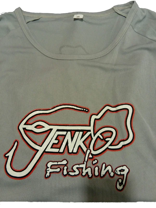 fishing poles for freshwater trolling-Jenko Long Sleeve Grey Shirt