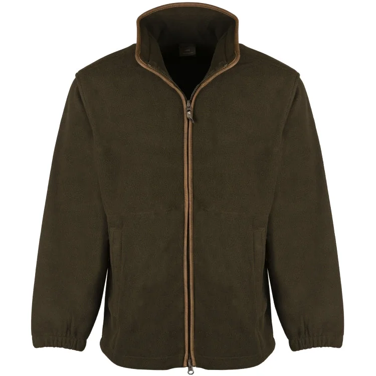 fishing tackle for bank fishing-Jack Pyke Countryman Fleece Jacket - Dark Olive