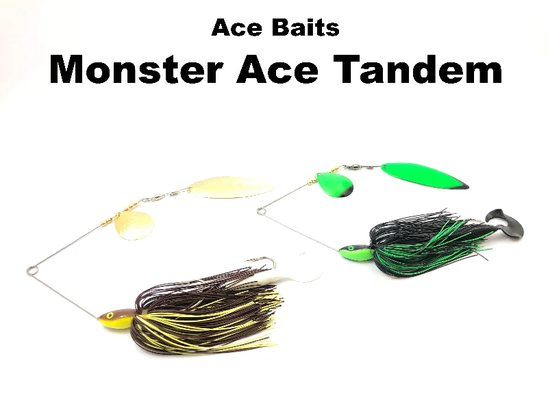 fishing gloves for women trolling-Ace Baits Monster Ace Tandem Spinnerbait