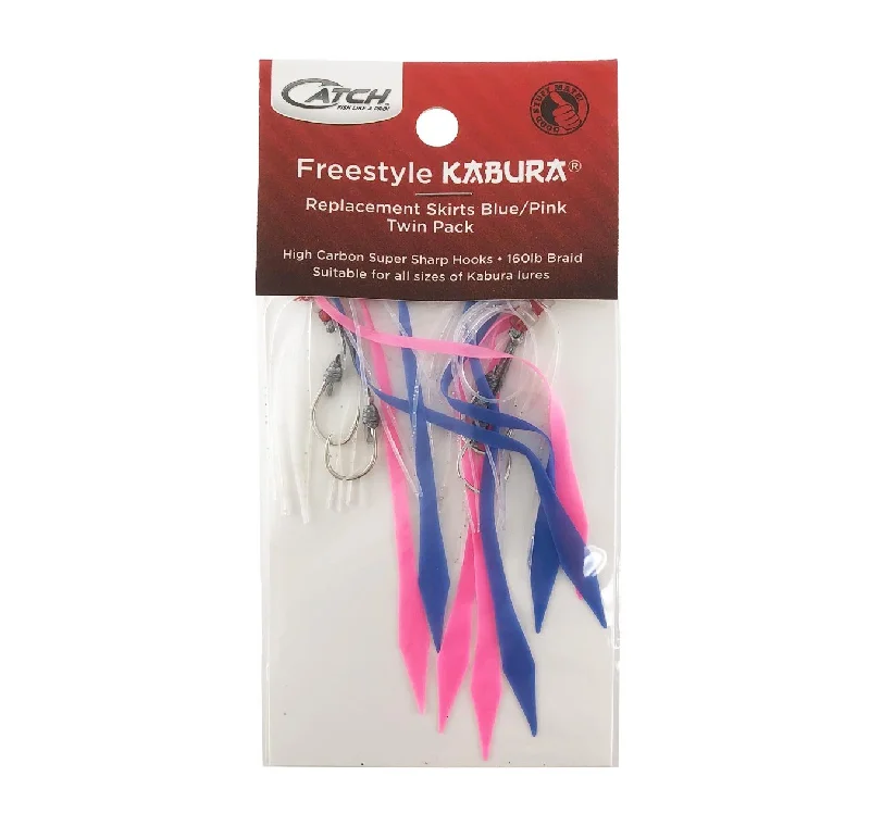 fishing line for truck fishing-Catch Freestyle Kabura Replacement Skirts 2 Pack