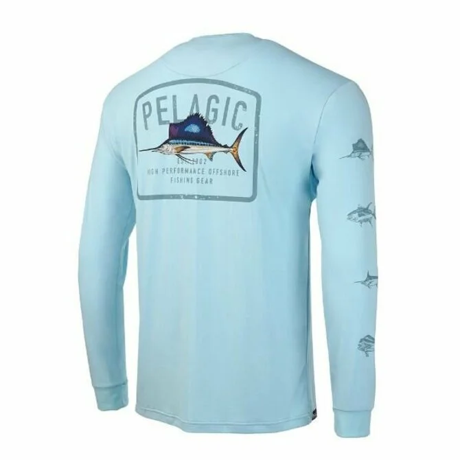 fishing tackle for carp-Pelagic - Aquatek Game Fish Performance Fishing Shirt