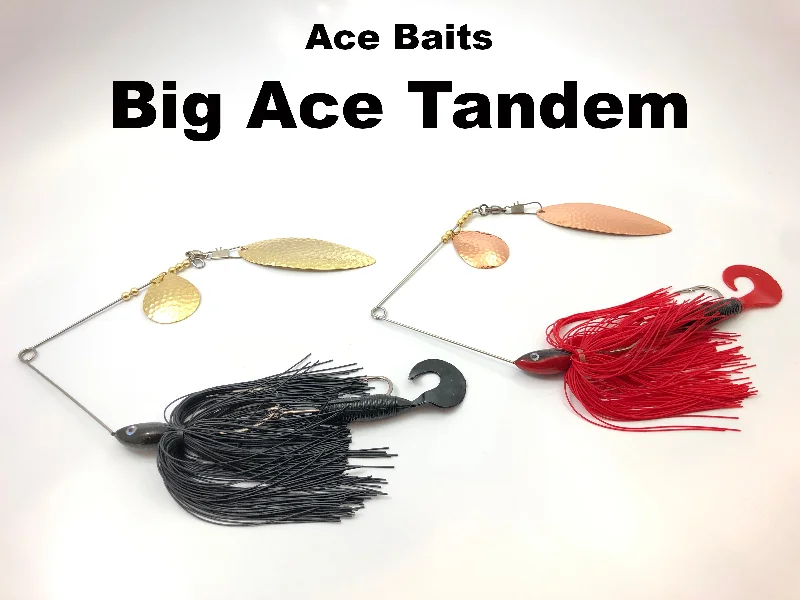 fishing waders for bass-Ace Baits Big Ace Tandem Spinnerbait