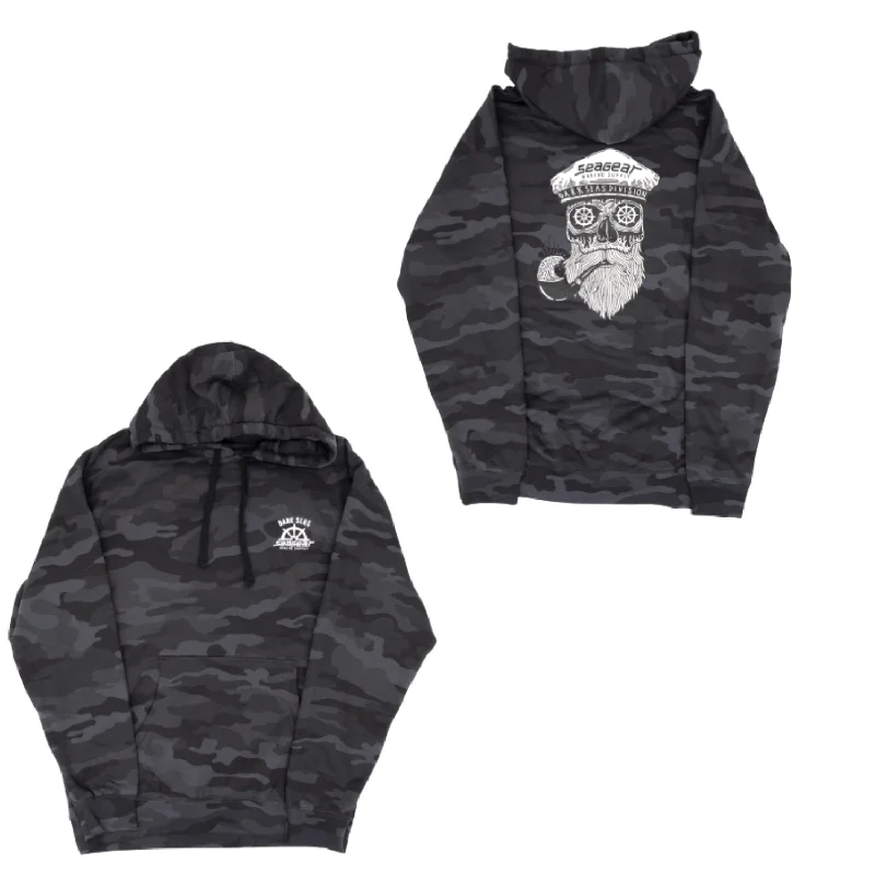 freshwater fishing tips-Dark Seas - Sea Gear Captain Hoodie