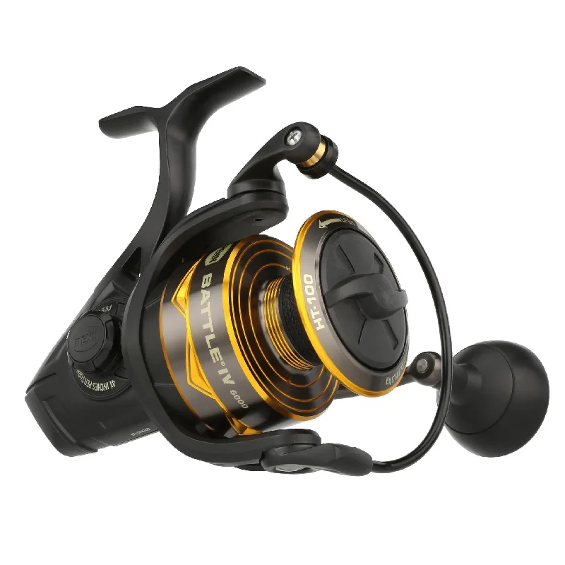 fishing reels for car storage-Battle IV 6000 Standard Spinning Reel - (BTLIV6000)