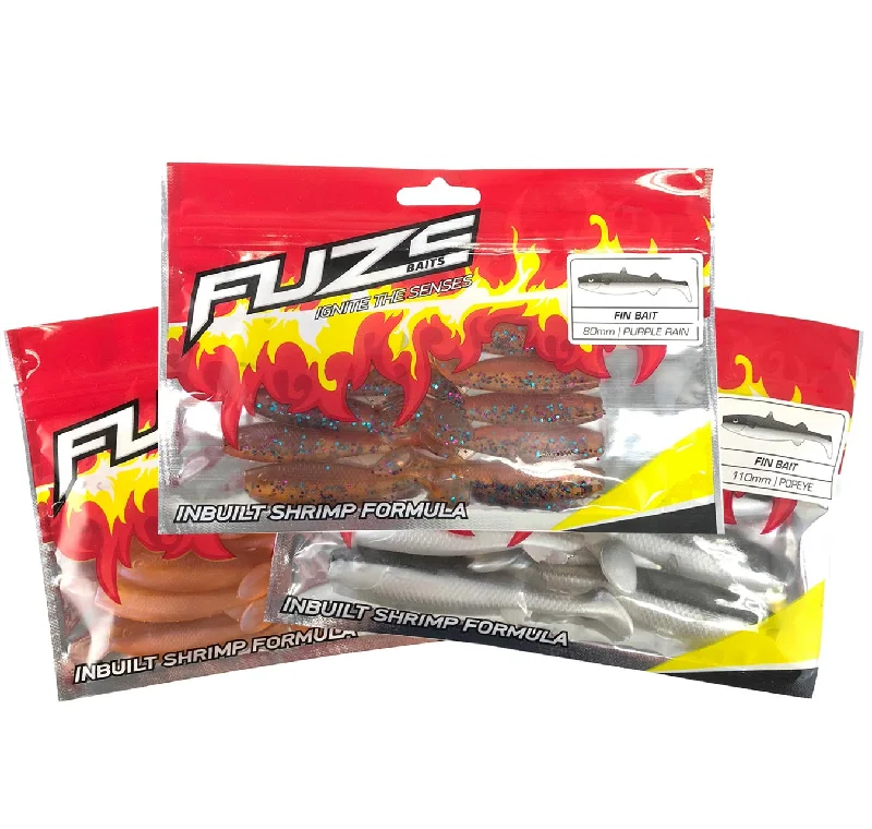 fishing rod combos for catfish-Fuze Flathead Soft Plastics Pack