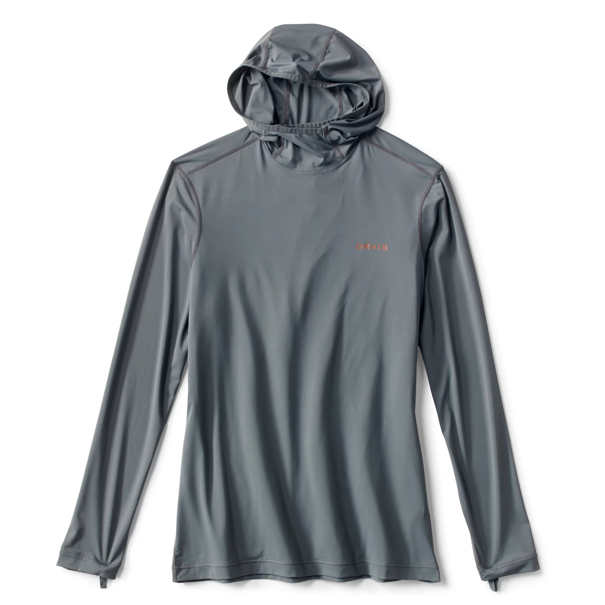 fishing hooks for trout-Orvis Men's Sun Defense Hoodie - Storm