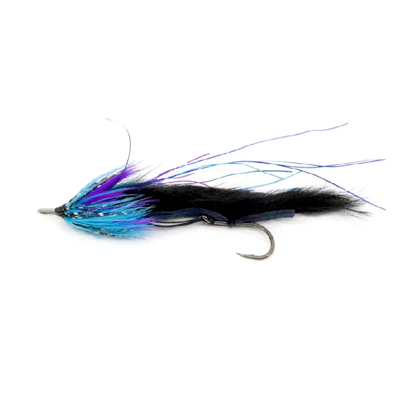 freshwater fishing tips-String Leech Black/Blue