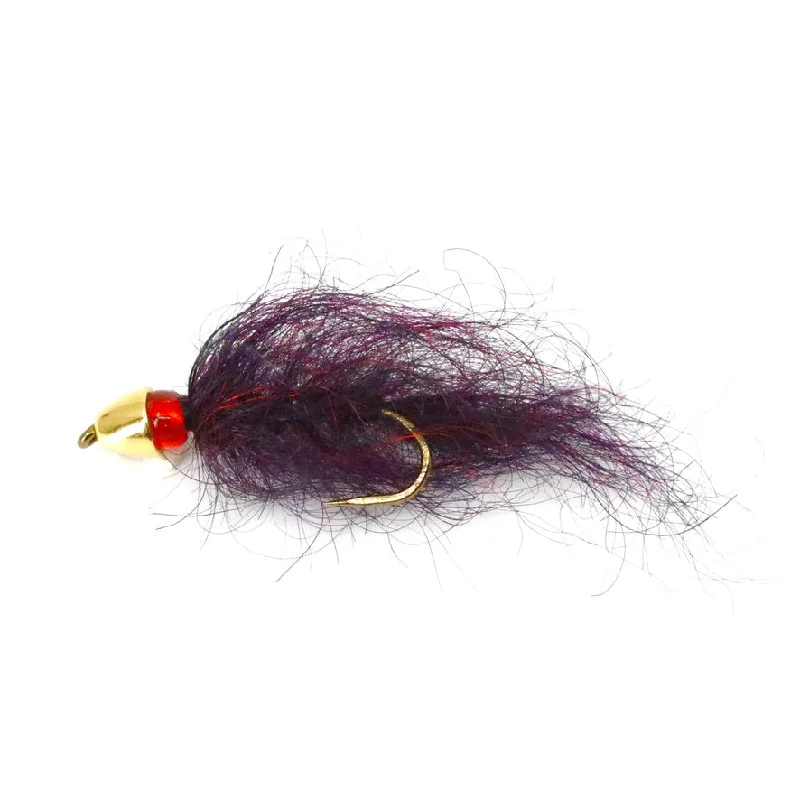 fishing tackle for ice fishing rods-Ron's Cone Leech Maroon