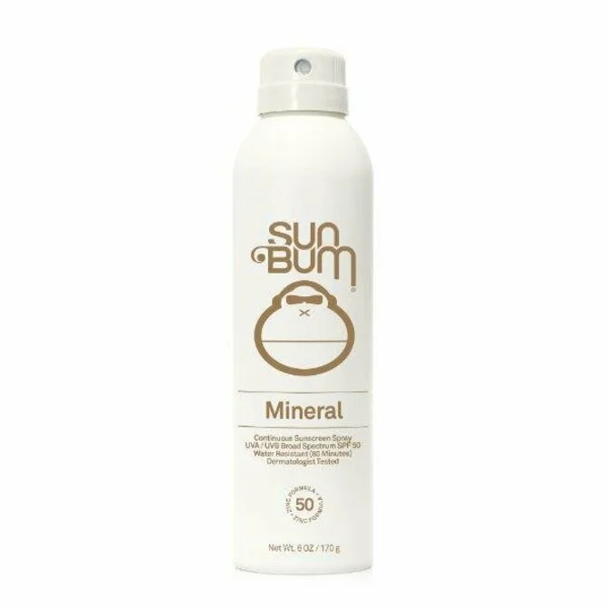 baitcasting reels for saltwater-Sun Bum - Mineral SPF 50 Sunscreen Spray 6 oz