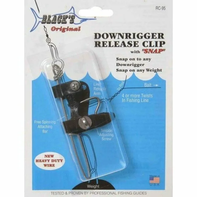 fishing poles for trolling-Black's Marine - Downrigger Release Clip